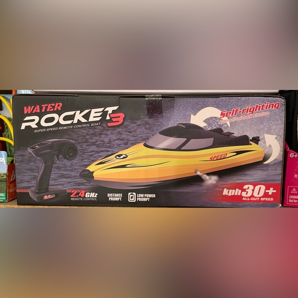 Other - Water Rocket 3 RC Boat Self-Righting 2.4GHz Remote Control 30+ kph Speed